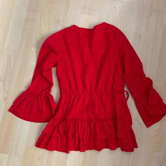 Paper Wings Holiday Wrap Shirt 6-10 New - Picture 3 of 3